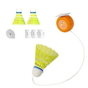 Hadanceo Badminton Trainer Set Self Training Tool Height Adjustable Simple Installation Portable Badminton Single Rebound Trainer Device